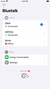 Bluetalk: Bluetooth Messenger