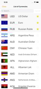 Currency converter: Exchange