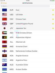 Currency converter: Exchange