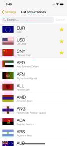 Currency converter: Exchange