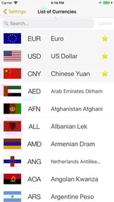 Currency converter: Exchange