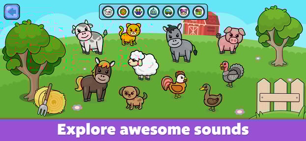 Baby piano and music games and toddlers