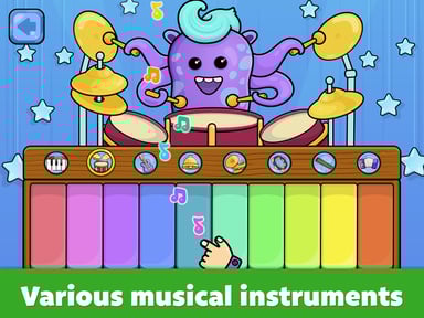 Baby piano and music games and toddlers