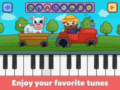 Baby piano and music games and toddlers