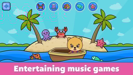 Baby piano and music games and toddlers