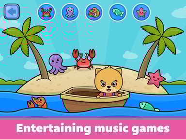 Baby piano and music games and toddlers