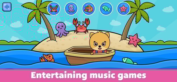 Baby piano and music games and toddlers