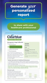 Menopause Stage - Clearblue me