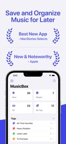 MusicBox: Save Music for Later