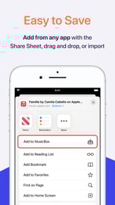 MusicBox: Save Music for Later