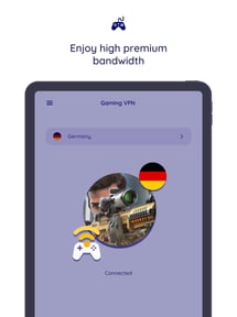 Gaming VPN : Ping & Bandwidth