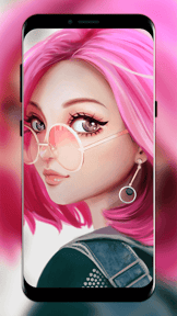 Live Glitter Girly Wallpaper