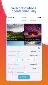 reduce image size - resizer