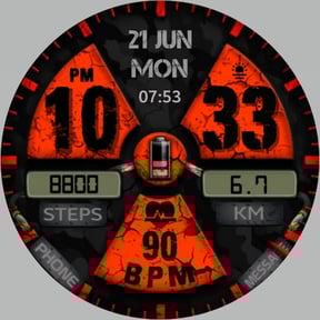 WIN Nuclear PRO Watch face