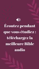 Bible Louis Segond avec audio