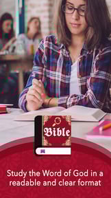 Large print Bible in english