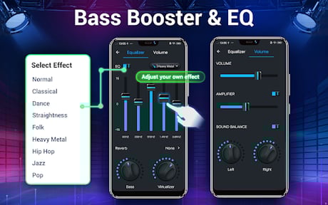 Music player- bass boost,music