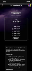 Thunderstorm Calculator