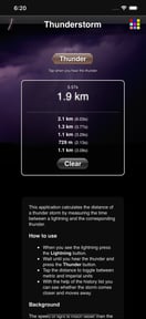 Thunderstorm Calculator