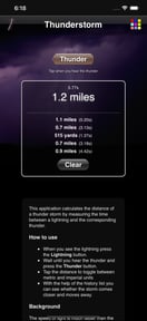 Thunderstorm Calculator