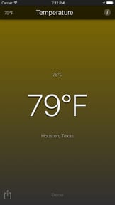 Temperature App