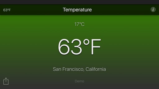 Temperature App