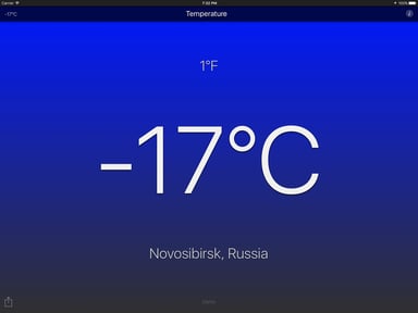 Temperature App