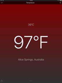 Temperature App