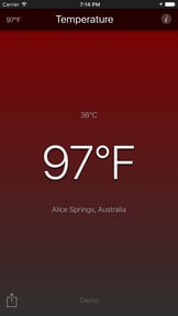 Temperature App