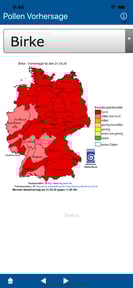 Pollen Vorhersage (DEU)