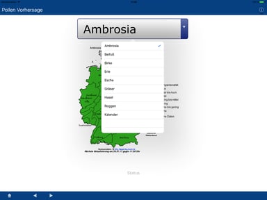 Pollen Vorhersage (DEU)