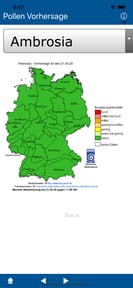 Pollen Vorhersage (DEU)