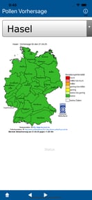 Pollen Vorhersage (DEU)
