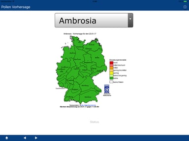 Pollen Vorhersage (DEU)