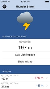 Thunder Storm - Distance From Lightning
