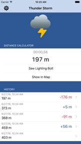 Thunder Storm - Distance From Lightning