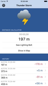 Thunder Storm - Distance From Lightning