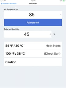 Weather Calculations