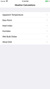 Weather Calculations