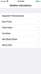 Weather Calculations