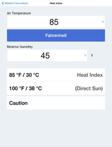Weather Calculations