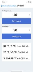 Weather Calculations