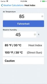 Weather Calculations
