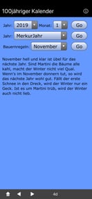 100Jähriger Kalender + Bauernregeln