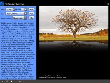 100Jähriger Kalender + Bauernregeln