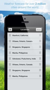 Weather Cast HD : Live World Weather Forecasts & Reports with World Clock for iPad & iPhone