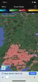 UK Snow Radar
