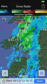 UK Snow Radar