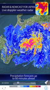 Radar and Nowcast for Japan
