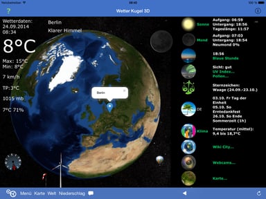 Weather Globe Pro 3D